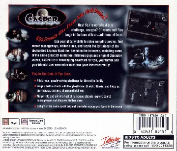 Casper (US) box cover back